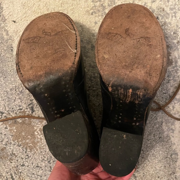 Freebird Black Leather Lace Up Boots - Picture 4 of 5